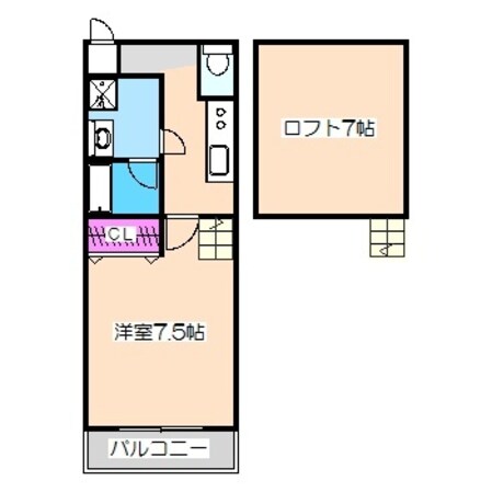 フジパレスグランマルシェＡの物件間取画像